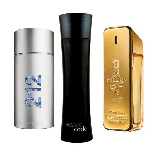 Kit 3 Parfums 212 Men NYC, One Million, Men (Eau de Parfum)